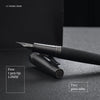 LT Hongdian 6013 Black Metal Fountain Pen