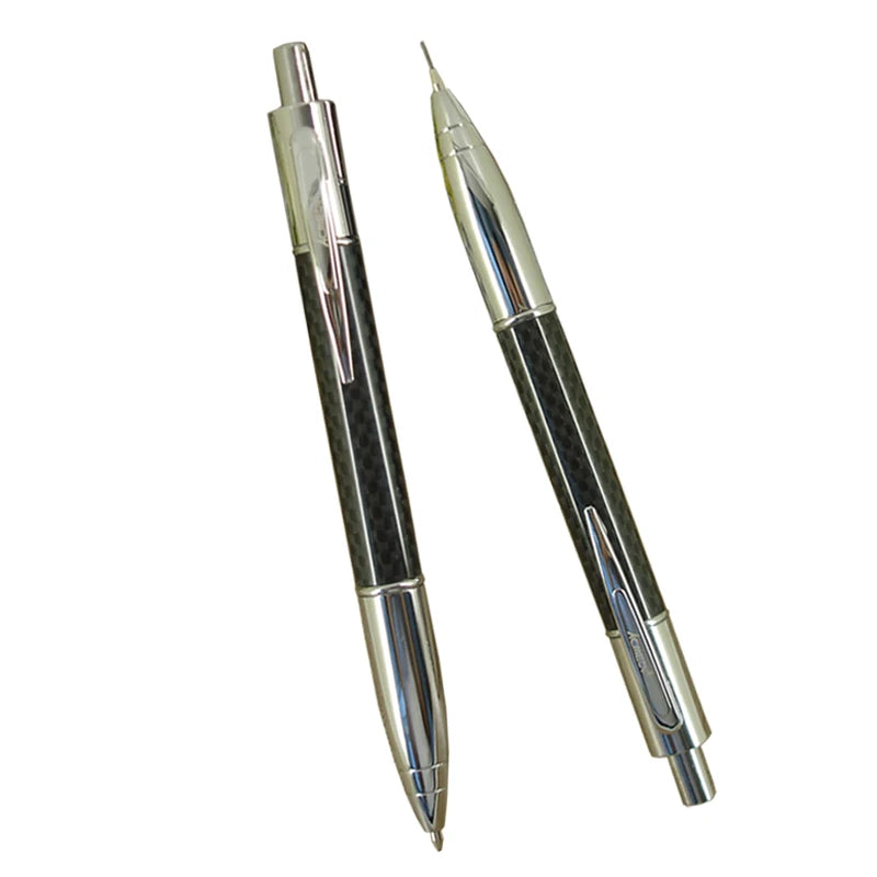 ACMECN Carbon Fiber Mechanical Pencil - 0.7mm with Silver Trim