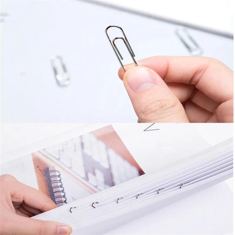 High-Quality Golden Notebook Bookmark Paper Clips