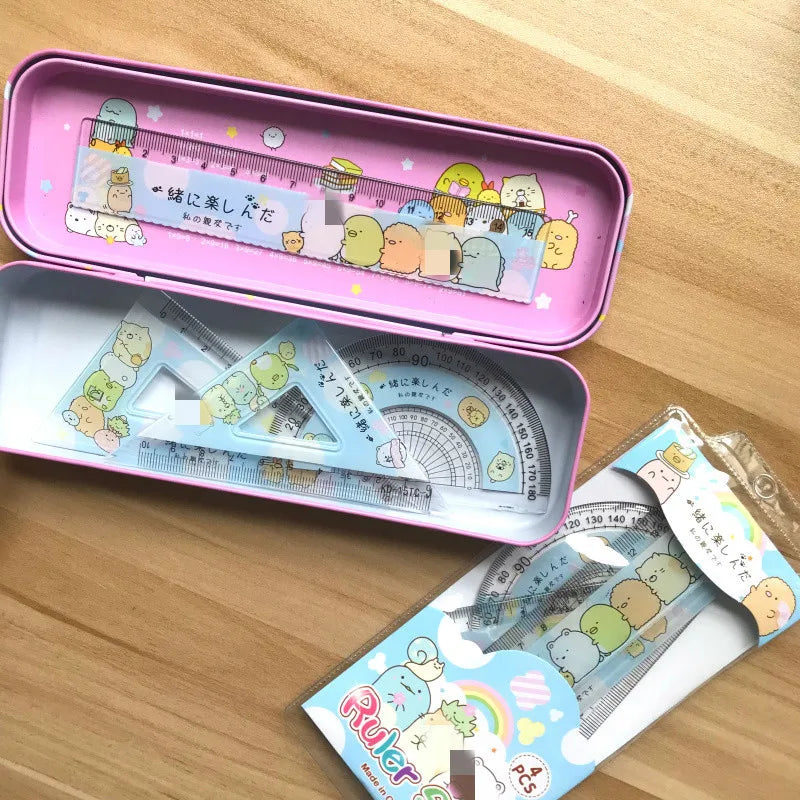 Sparkling Unicorn 4-Piece Math Ruler Collection