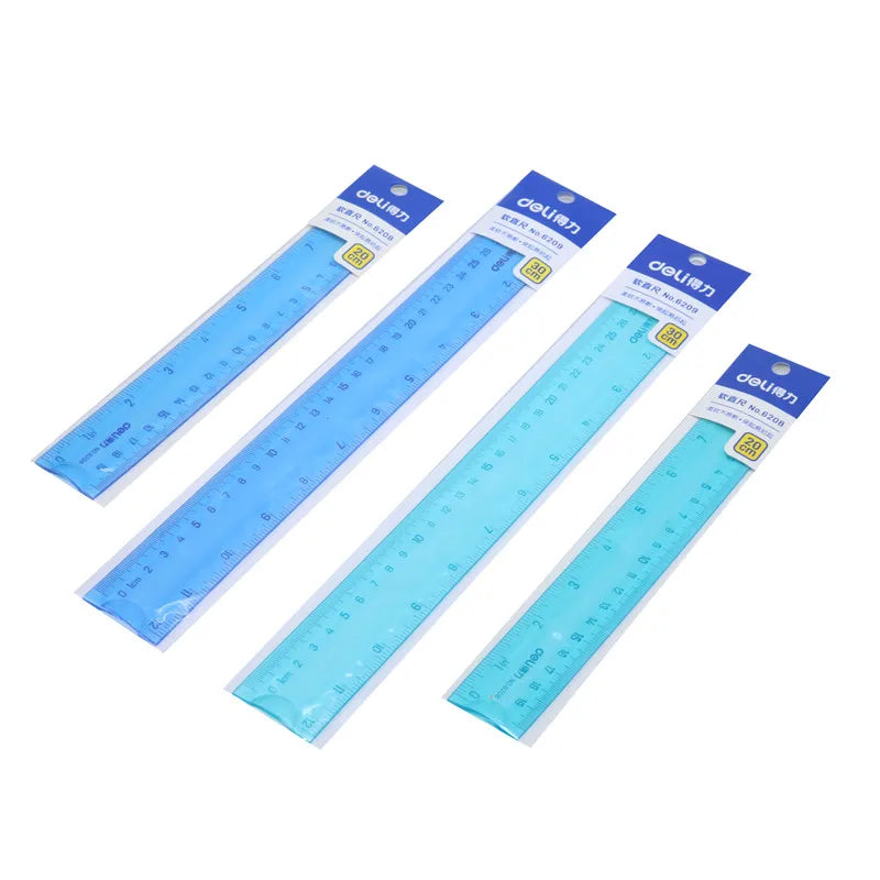 Pro-Flex Transparent Soft Drawing Ruler - 20cm/30cm