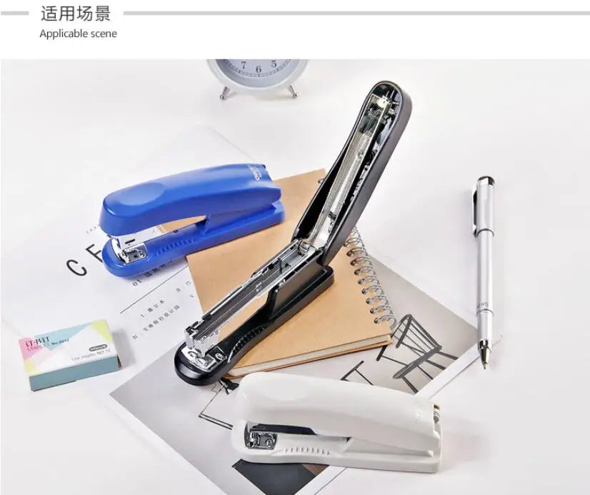 Portable Medium Staple-Free Stapler for Office & Student Use