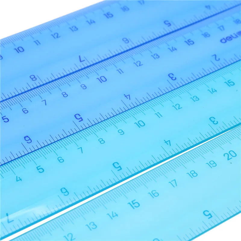 Pro-Flex Transparent Soft Drawing Ruler - 20cm/30cm