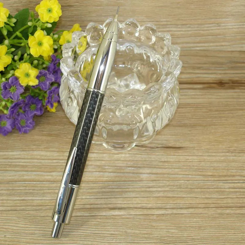 ACMECN Carbon Fiber Mechanical Pencil - 0.7mm with Silver Trim