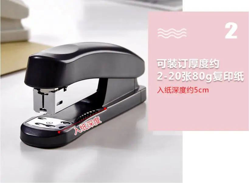 Portable Medium Staple-Free Stapler for Office & Student Use