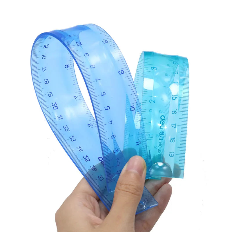 Pro-Flex Transparent Soft Drawing Ruler - 20cm/30cm