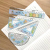 Sparkling Unicorn 4-Piece Math Ruler Collection