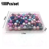 100 Pcs Colorful Round Ball Head Thumbtack Push Pin