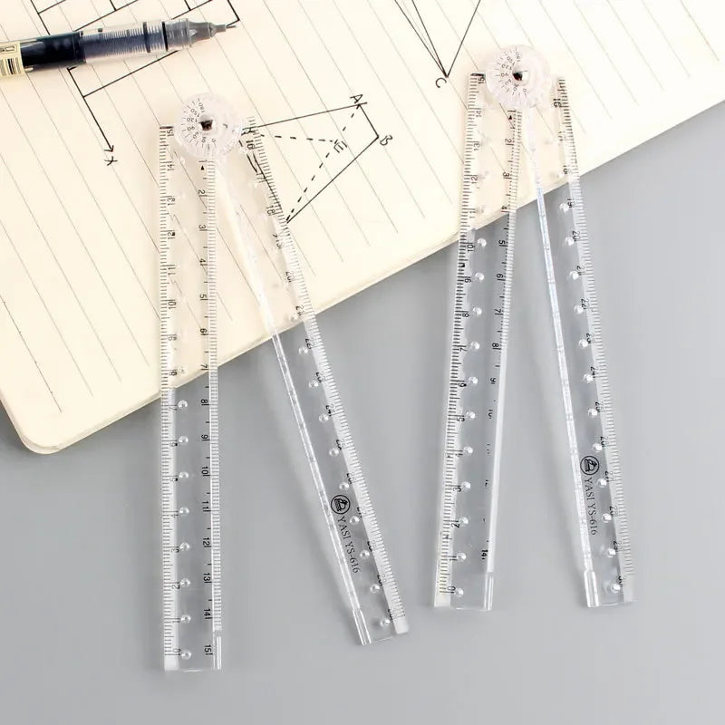 Compact Folding Acrylic Ruler