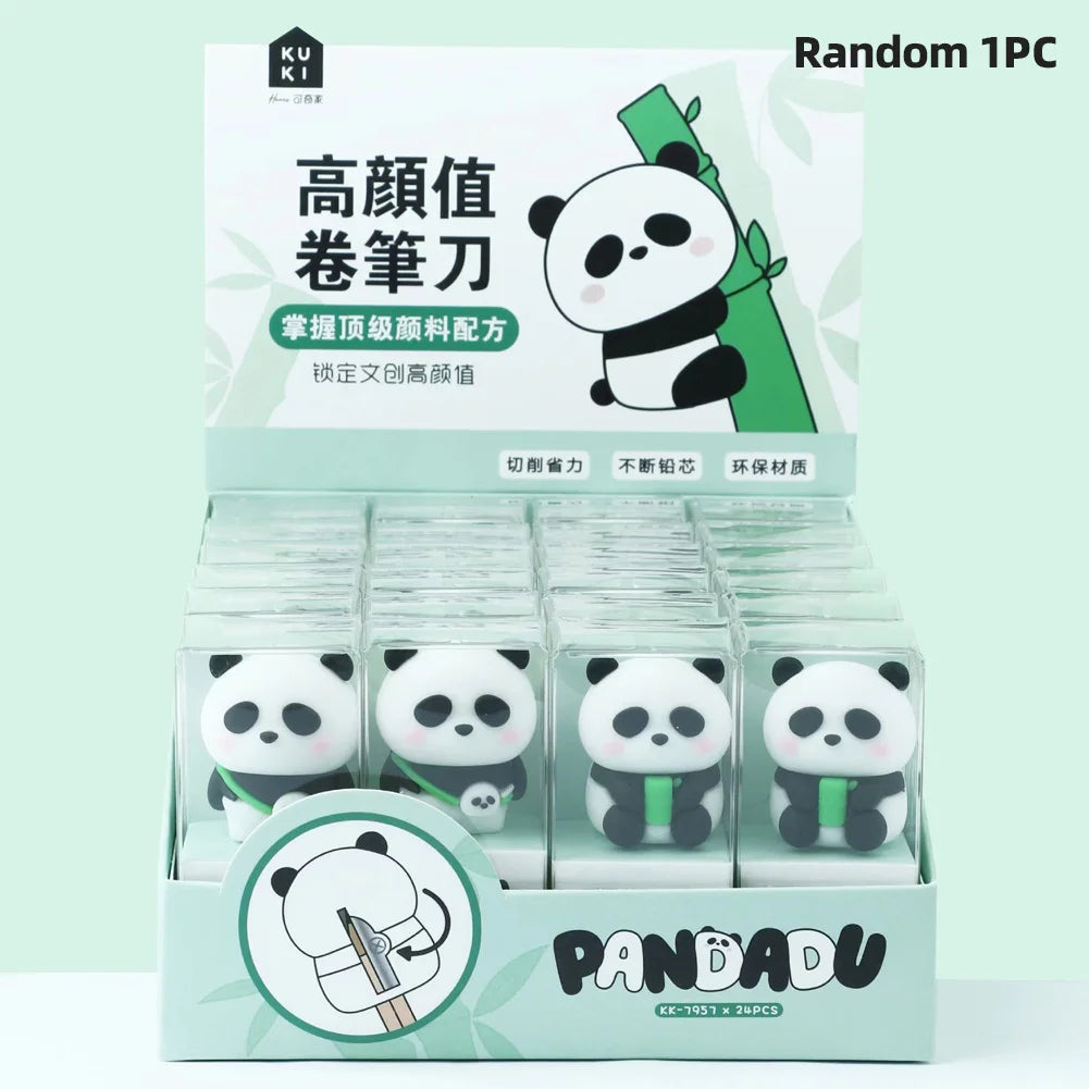 Kawaii Panda Hamburger Pencil Sharpener