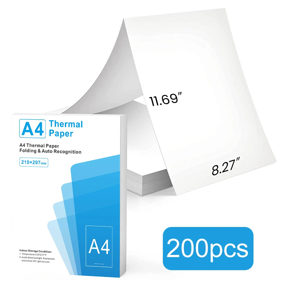 A4 Thermal Printing Paper ,(100/200) sheets