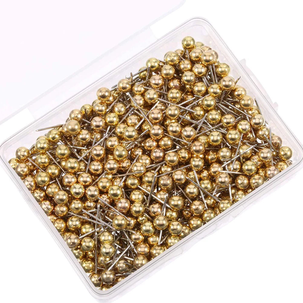 Golden Artistry Push Pins – 400pcs