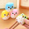 24-Piece Cartoon Owl Pencil Sharpener Set