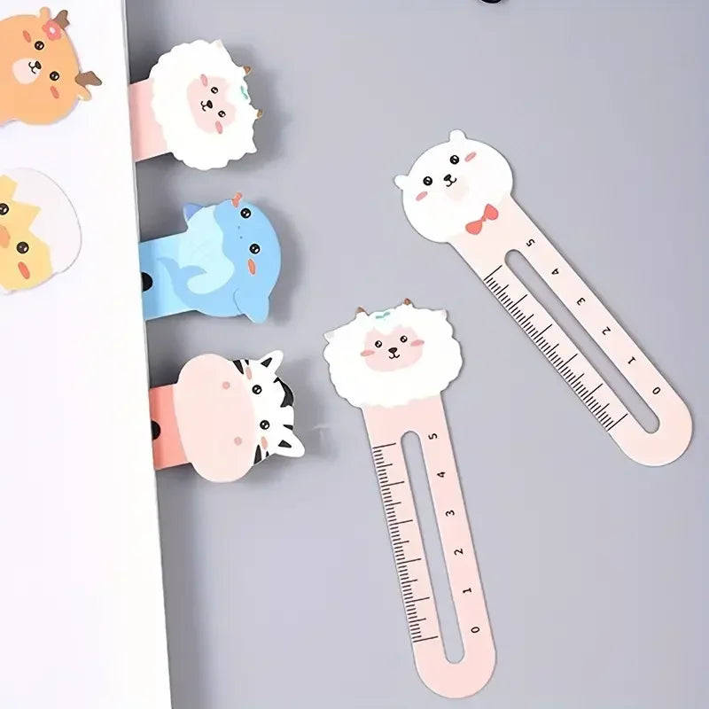 Whimsical Wonders 100-Piece Animal Bookmark & Ruler Set