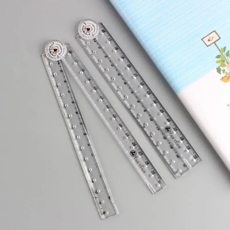 Compact Folding Acrylic Ruler