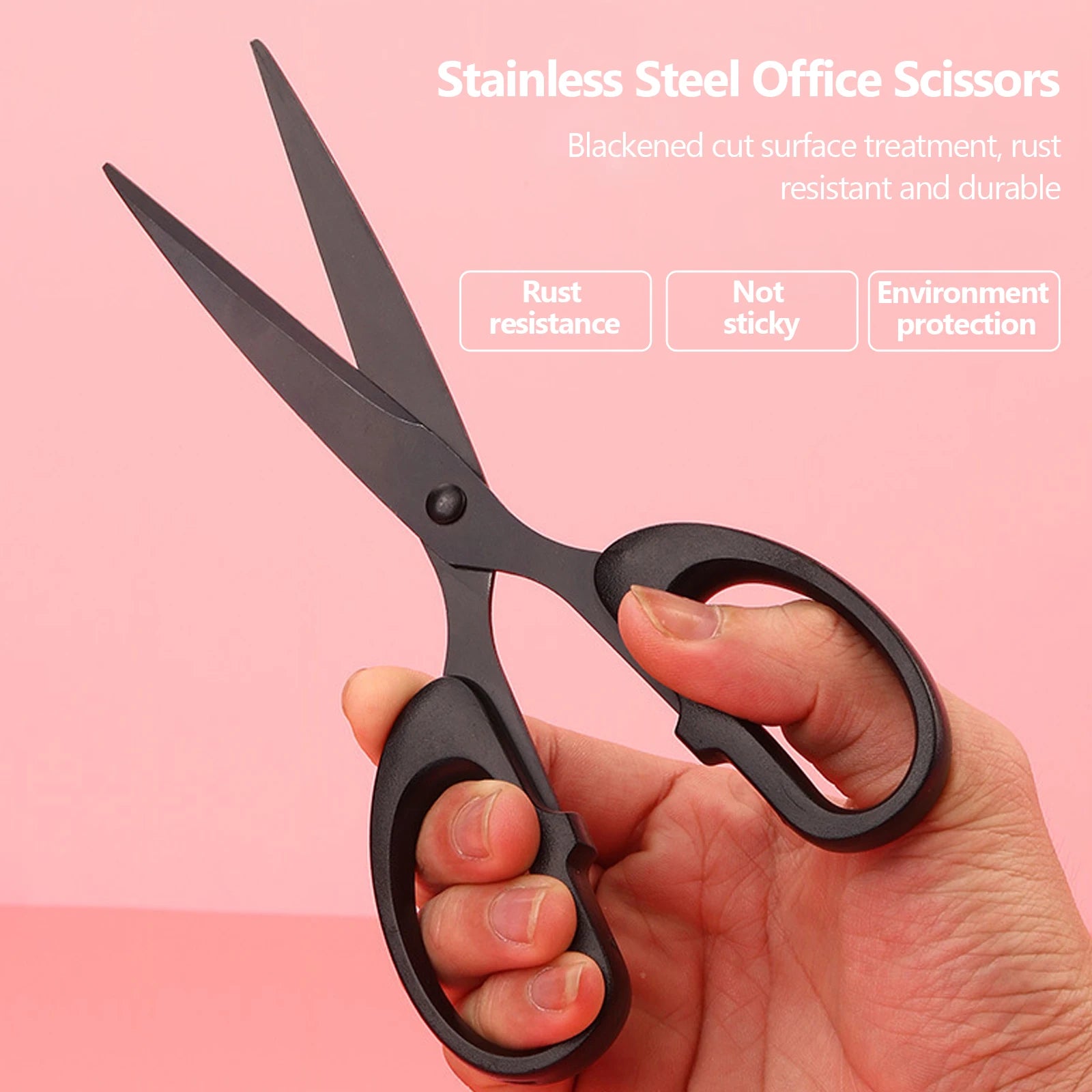 Agiiman Pure Black Precision Tailor Scissors