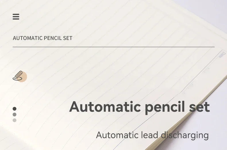 Office Art 0.5mm Mechanical Pencil Set with HB/2B Leads