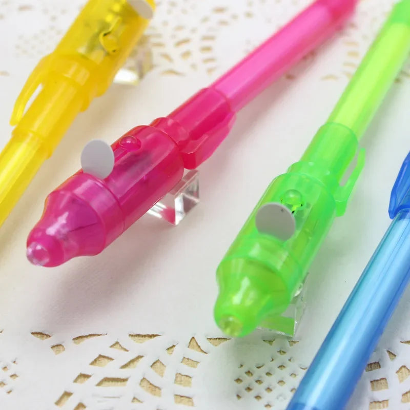 8-Piece 2-in-1 Magic Light Pen Set