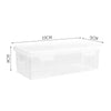 MOONBIFFY Large Capacity Transparent Pencil Case