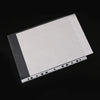 100pcs 11-Hole Transparent Plastic File Folders