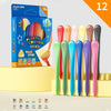 Splash-Free Non-Toxic Crayon Set – Washable 12/18/24