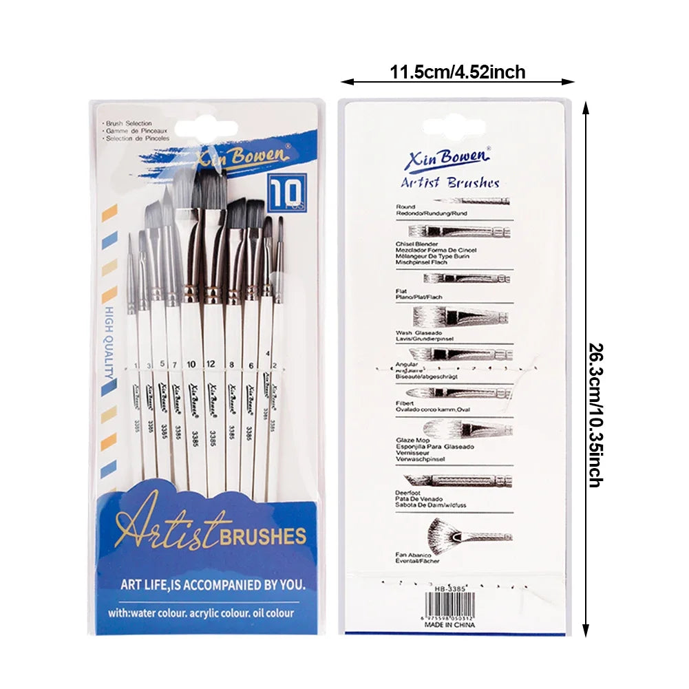 Pure Carbon Professional Artist Brush Set