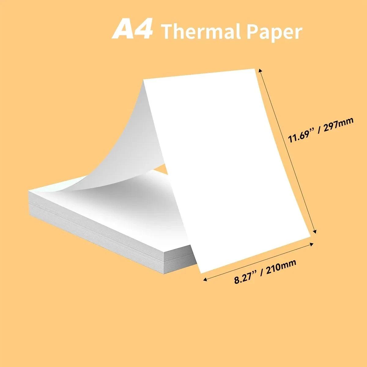 A4 Thermal Printer Paper - 8.27 x 11.69 Inch