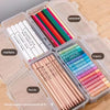 MOONBIFFY Large Capacity Transparent Pencil Case