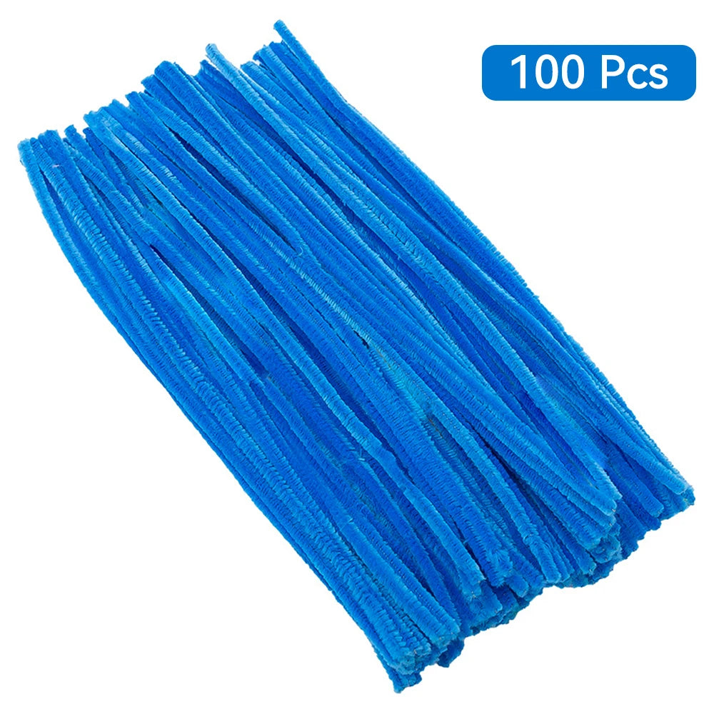 CraftyPipes Chenille Stem Set – 40/100 Pcs Colorful Pipe Cleaners