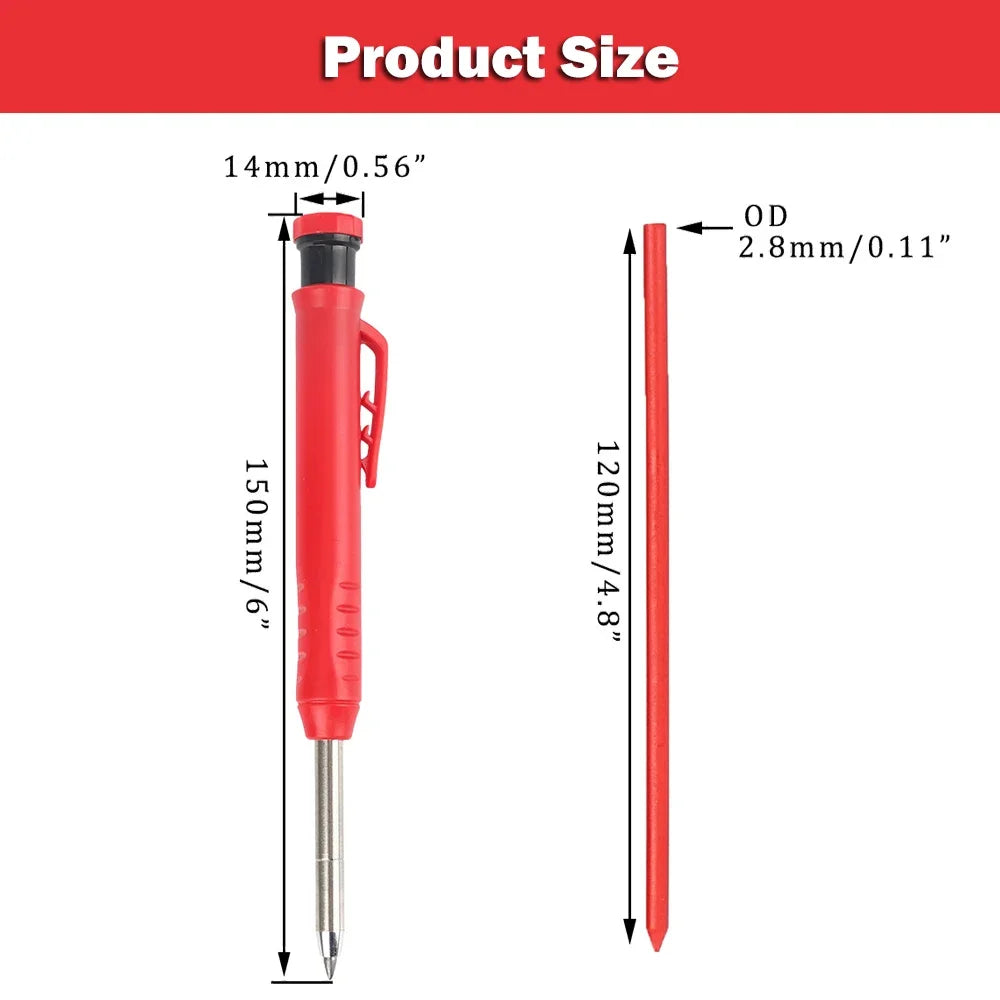 PrecisionPro Solid Carpenter Mechanical Pencil for Woodworking