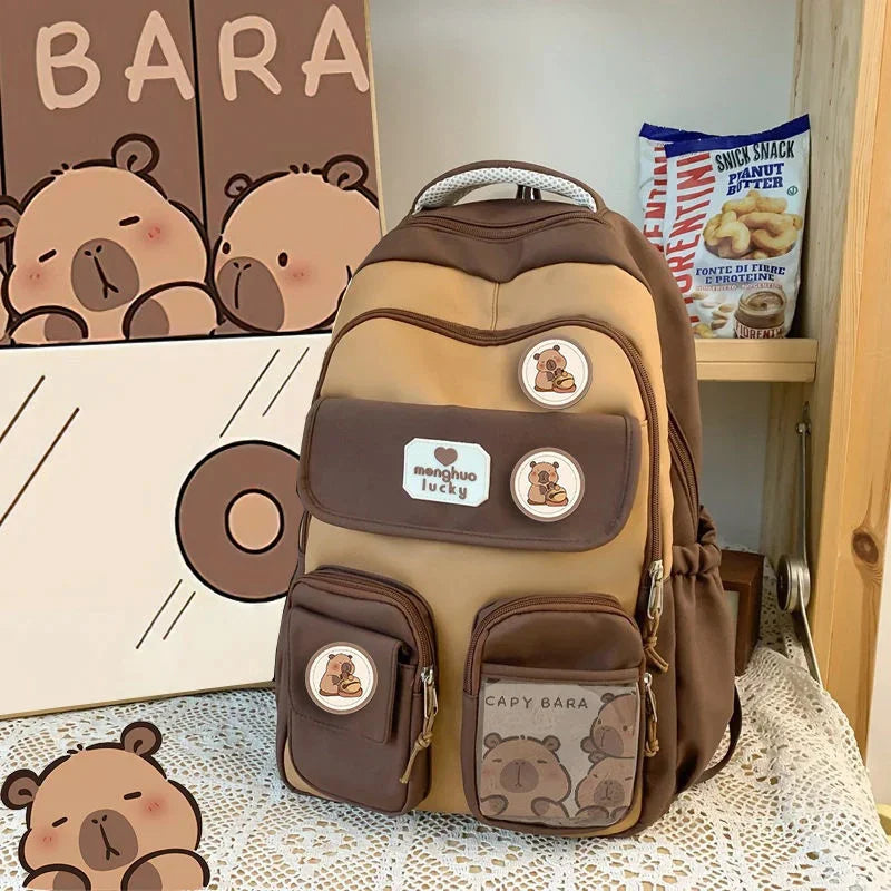 Capybara Plush Backpack