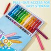 Washable Non-Sticky Crayons Set for Kids