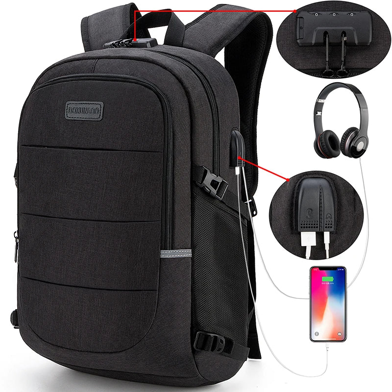 Fashionable Multi-Pocket Neutral Backpack