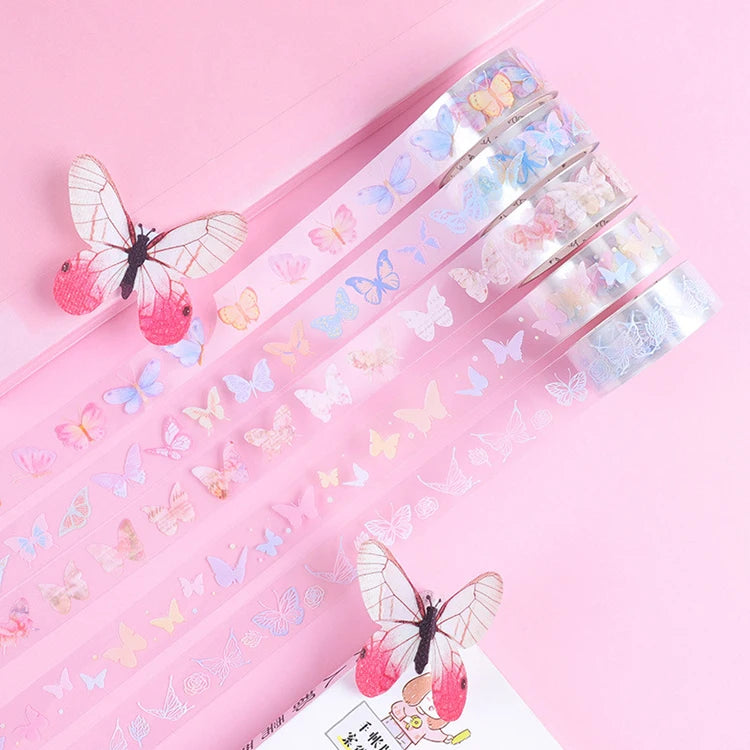 Floral Elegance: 5-Roll Washi Tape Collection