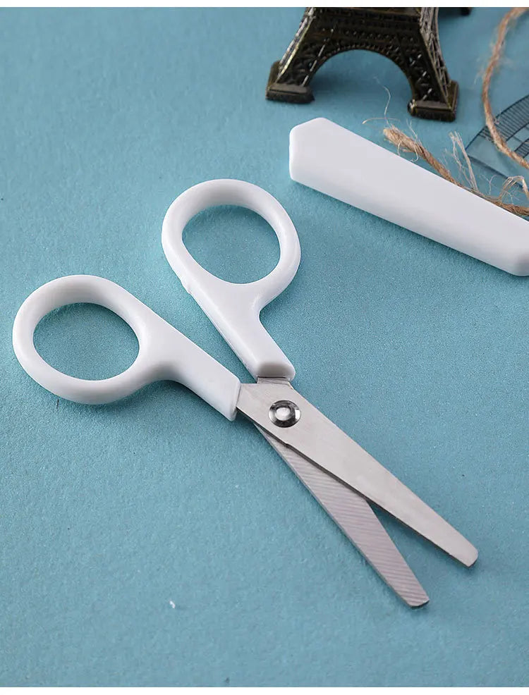 HARKO Stainless Steel Small Safety Scissors with Protective Sleeve