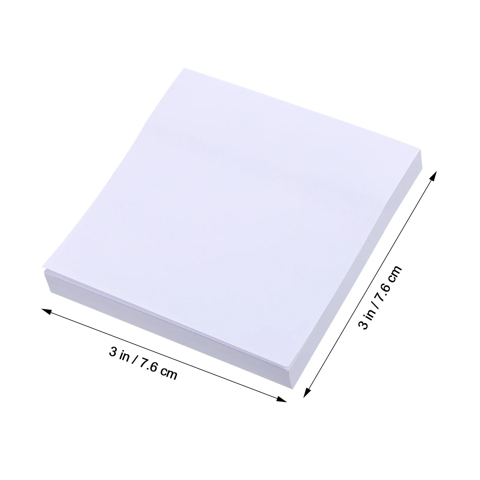 3pcs White Sticky Notes