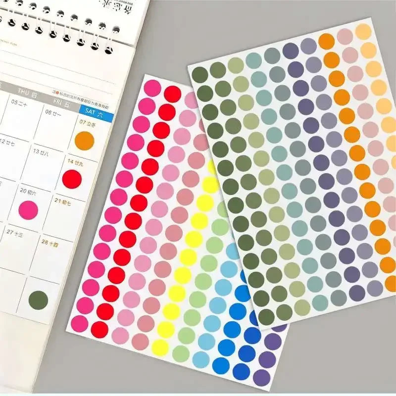 Mr. Paper Color Dot Stickers