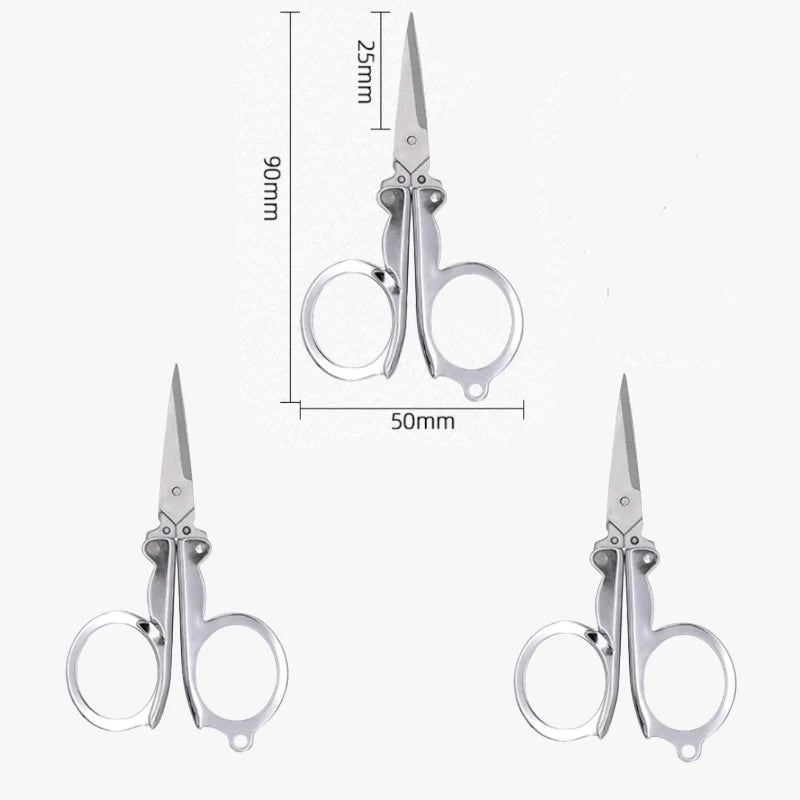 Stainless Steel Foldable Scissors Set