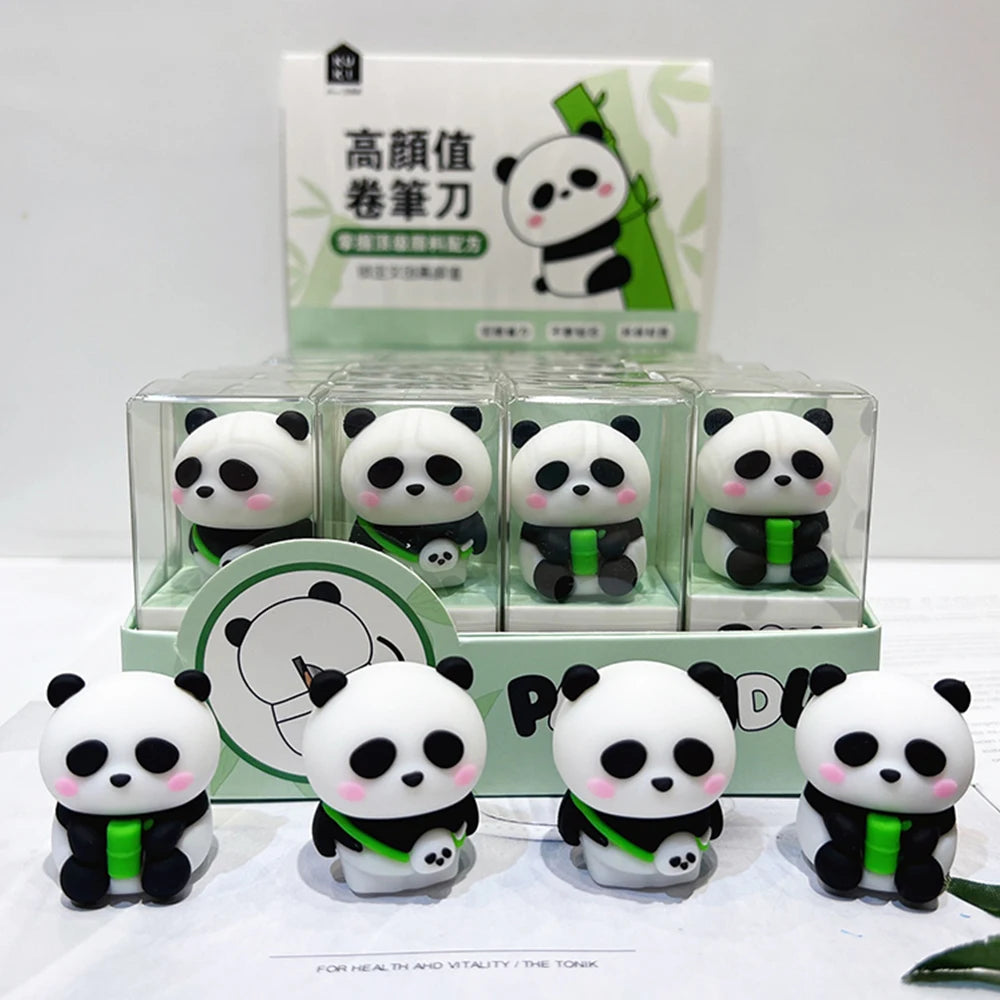 Kawaii Panda Hamburger Pencil Sharpener