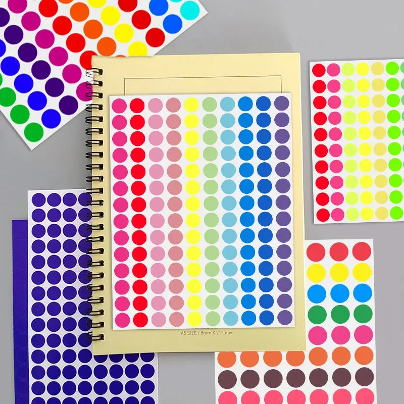 Mr. Paper Color Dot Stickers