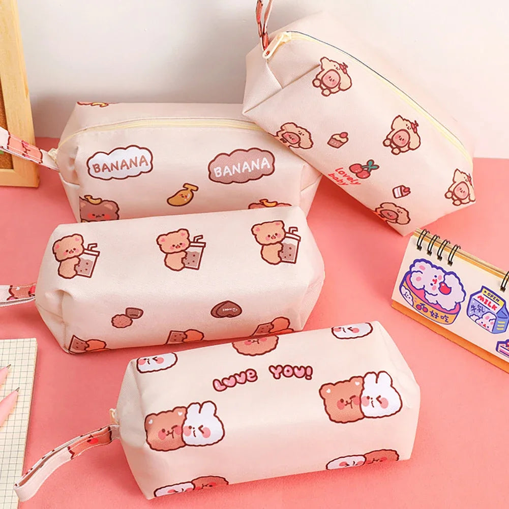 Bear Buddy Double Pencil Case