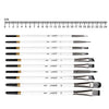 Pure Carbon Professional Artist Brush Set