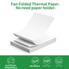 A4 Continuous Thermal Paper - 100 Sheets, Quick Dry & Long-Term Storage