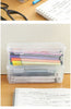 MOONBIFFY Large Capacity Transparent Pencil Case