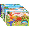 30-Piece Colorful Dinosaur and Animal Wooden Jigsaw Puzzles for Preschool Learning