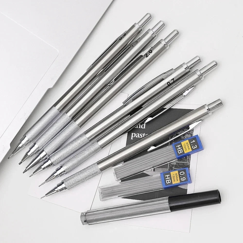 Metal Mechanical Pencil Set