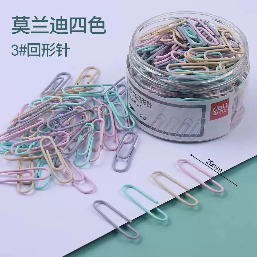 160PCS Macaron Color Mini Bookmark Clips