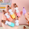 6-Piece Capybara Smile Highlighter Pen Set