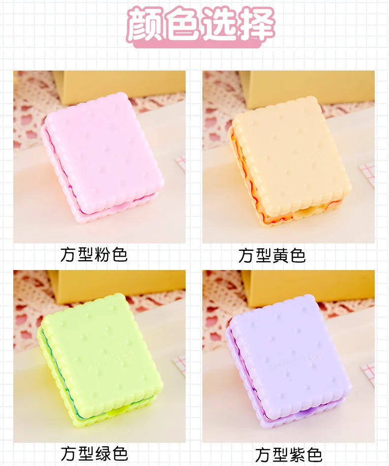 Kawaii Cookie Pencil Sharpener Set