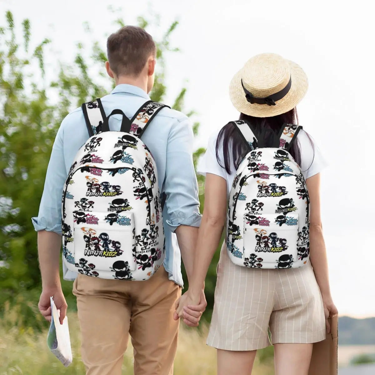 Canvas Daypack for Teens and Students